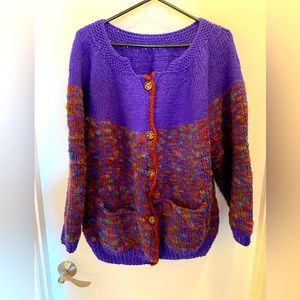 New handmade crocheted sweater. XL.